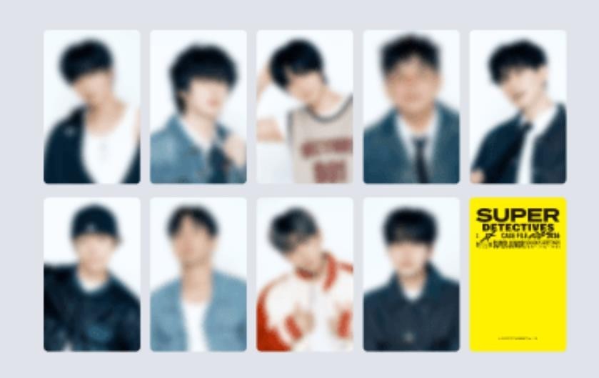 SUPER JUNIOR 2026 SEASON'S GREETINGS WEVERSE SHOP POB PHOTOCARD PHOTO CARD ONLY