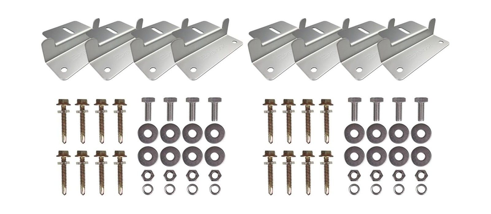 Renogy 2 Sets Solar Panel Mounting Z Brackets Lightweight Alumi... FAST USA SHIP