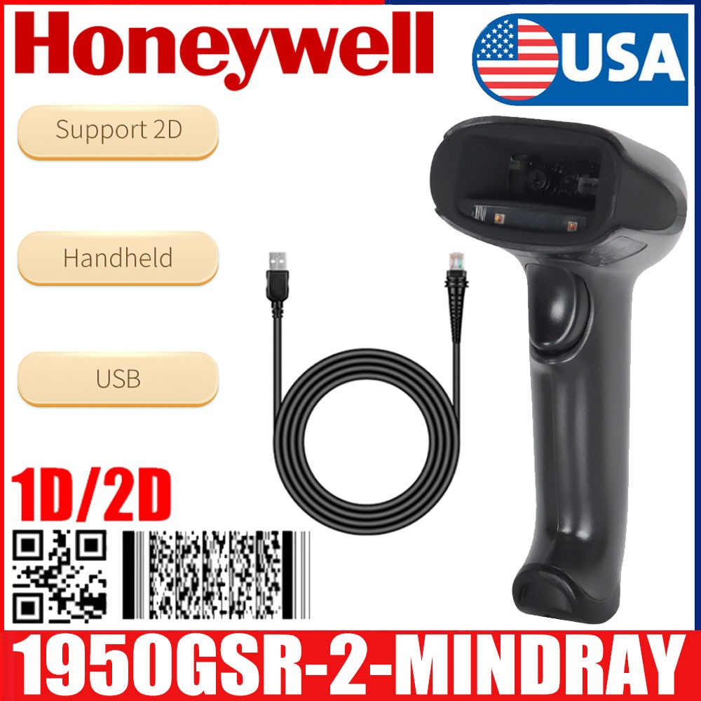 Honeywell Xenon 1950GSR-2-Mindray 2D Barcode Scanner Image Reader USB Cable USA