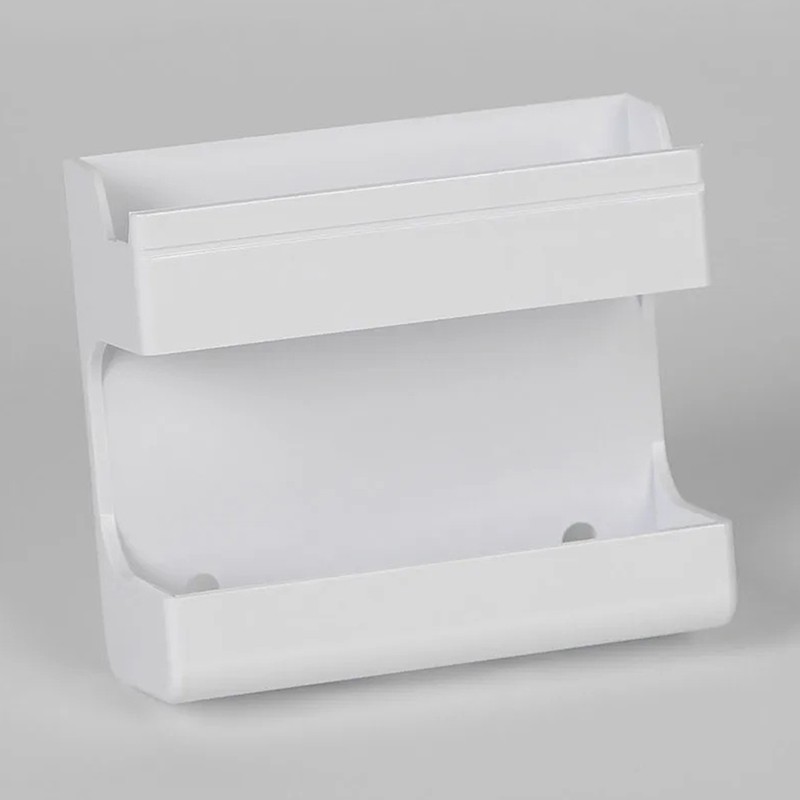 Remote Control Holder Wall Mount Adhesive No Drill Organizer Phone Storage Box