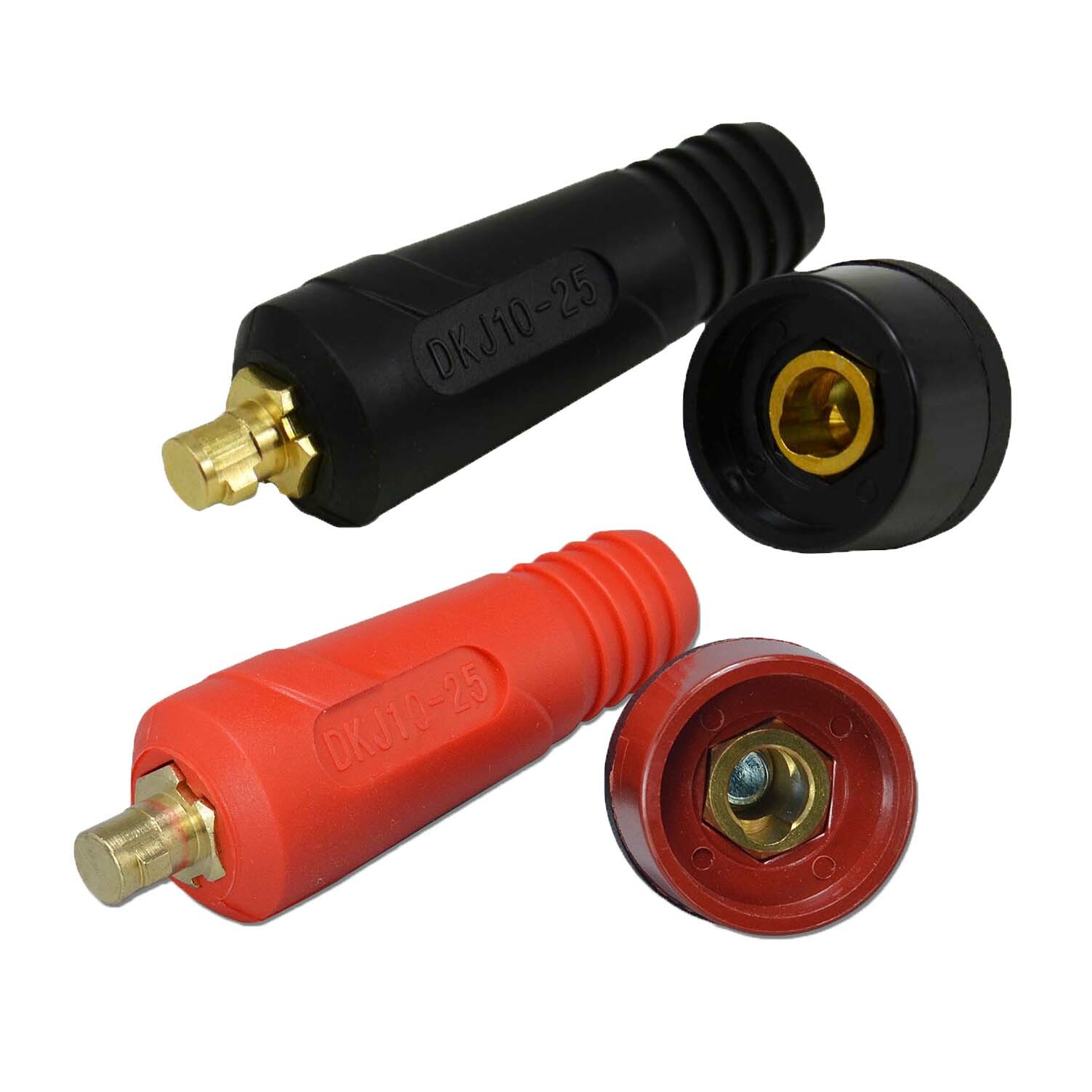 RIVERWELD TIG Welding Cable Panel Connector Socket Dinse DKJ10-25 DKZ10-25 4pcs