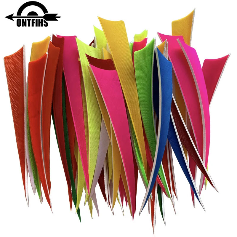 200Pcs New 5" Archery Arrow Feathers Fletchings Hunting Arrow Accessories RW LW