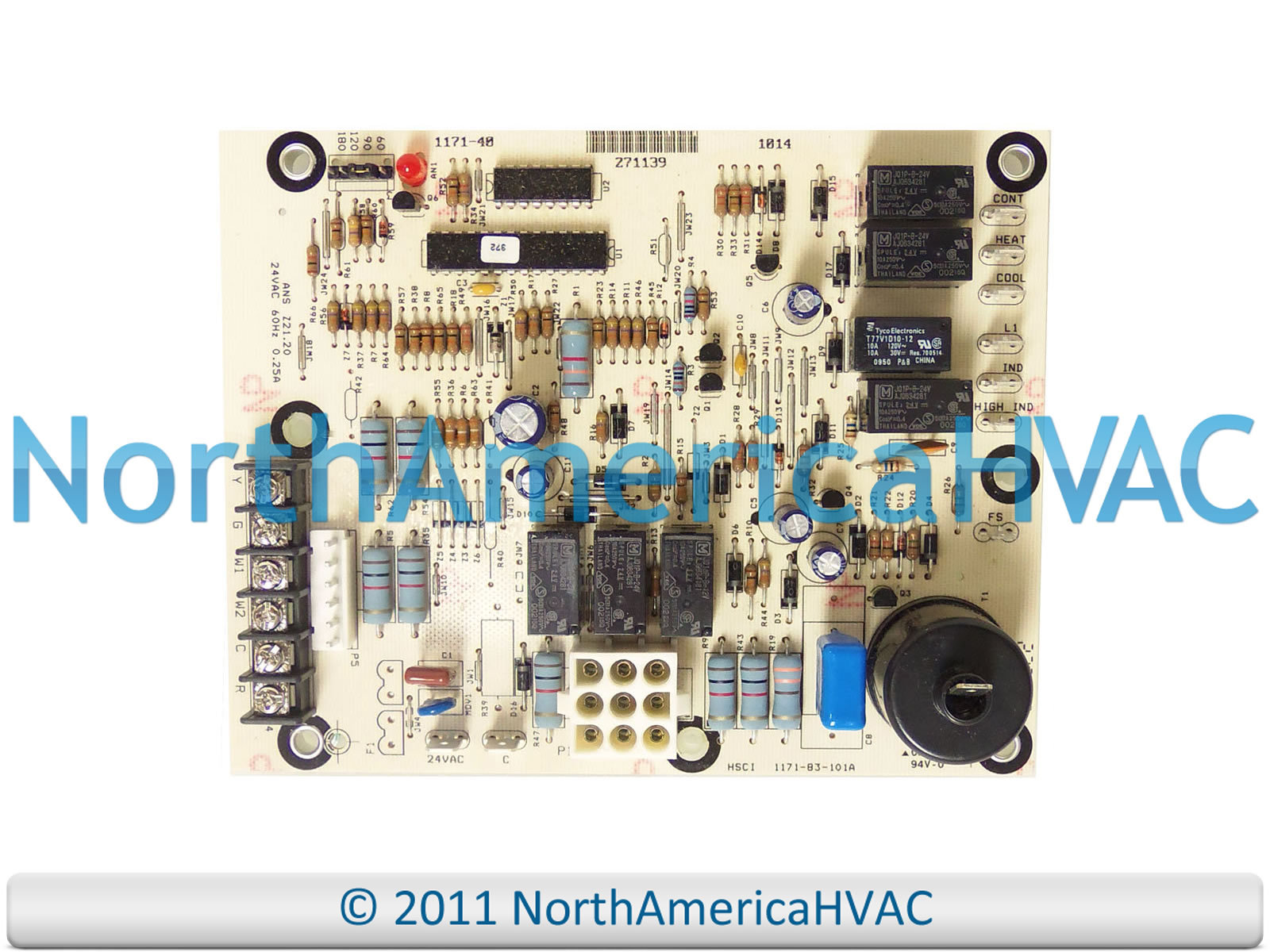OEM Furnace Control Board Fits York Coleman Luxaire 1171-40 1171-83-101A 271139
