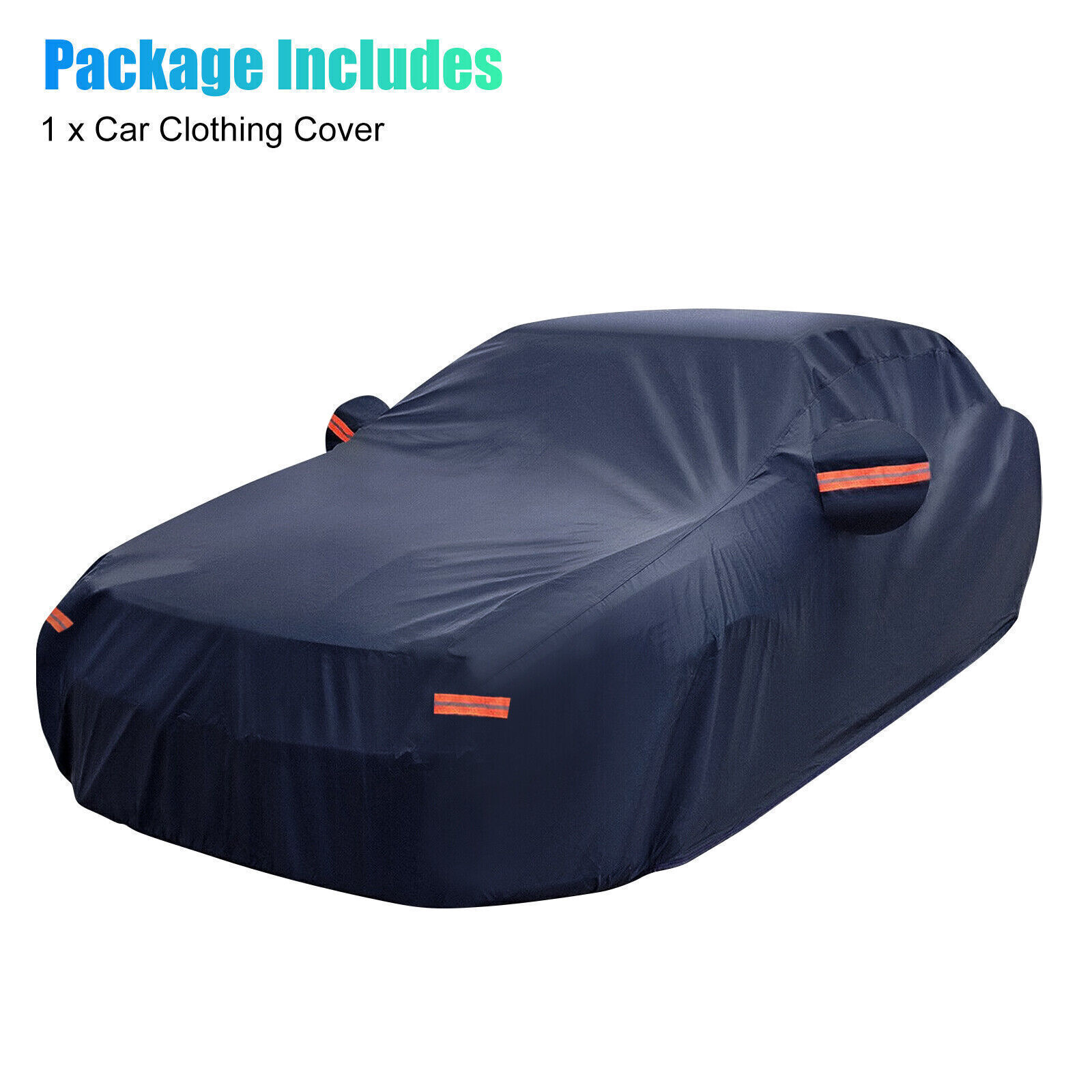 Full Car Cover Waterproof All Weather Protection Anti-UV Rain Snow Anti Scratch