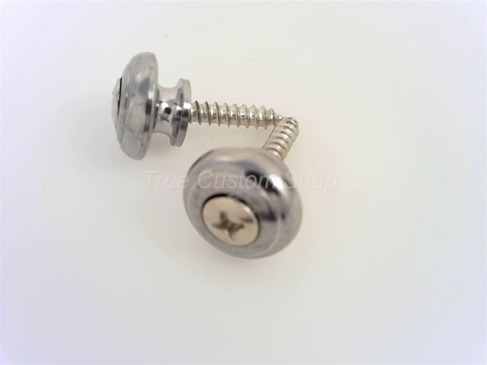 True Custom Shop® Chrome Oversized 15mm Strap Buttons for Gibson Guitars