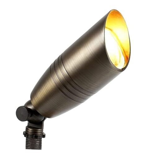 Solid Brass Landscape Lighting Spotlight Heavy Duty Bronze LED Spot Lights 1