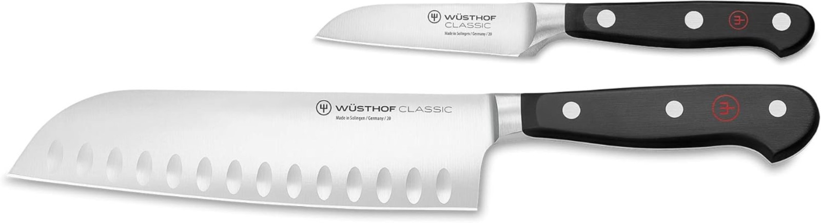 Classic 2-Piece Asian Knife Set, Black