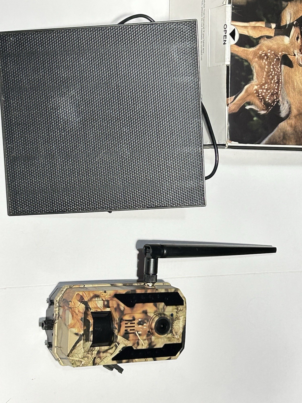 4G LTE Cellular Trail Camera Solar Powered Battery