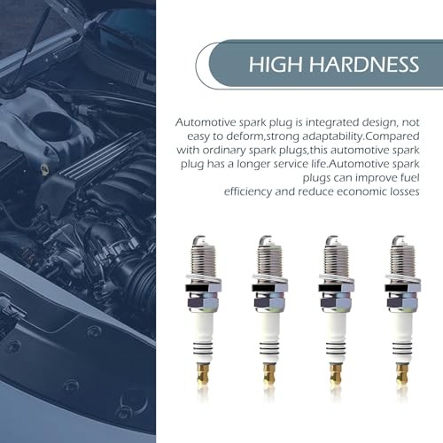 4 PCS Iridium Spark Plugs, High-performance Ignition System Spark Plug,