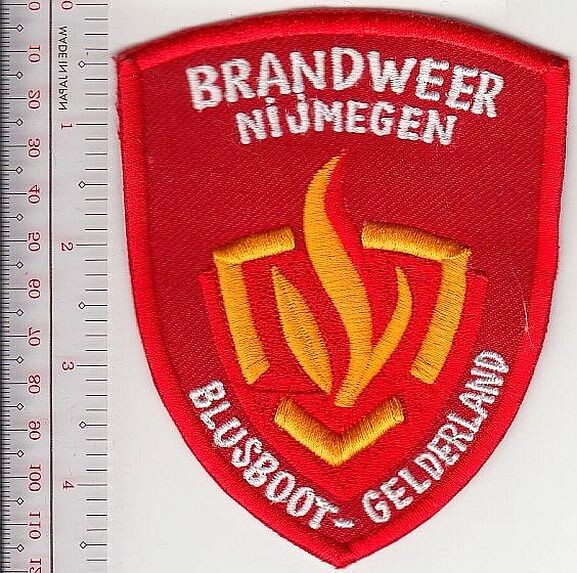 Fire Boat Netherlands Nijmegen Fire Department Gelderland Blusboot NO TARIFF
