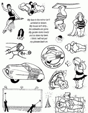 Unmounted Rubber Stamp Plate, Unmounted/Uncut Pink Rubber Stamps