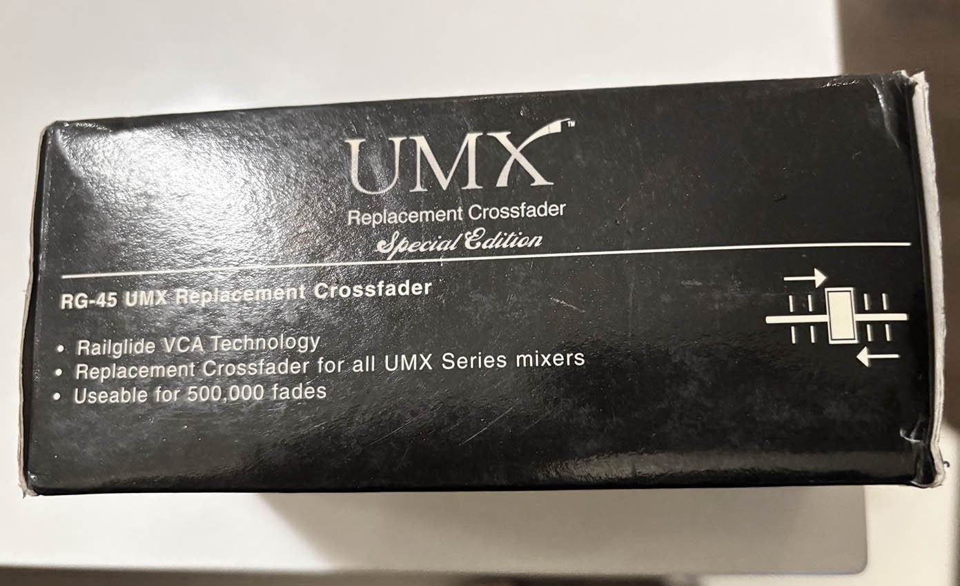 Gemini RG-45 UMX Replacement Channel Crossfader Special Edition for Mixers RG45
