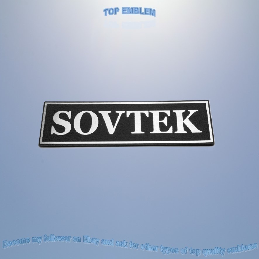 SOVTEK emblem replacament badge logo decal sticker plate aufkleber plaque