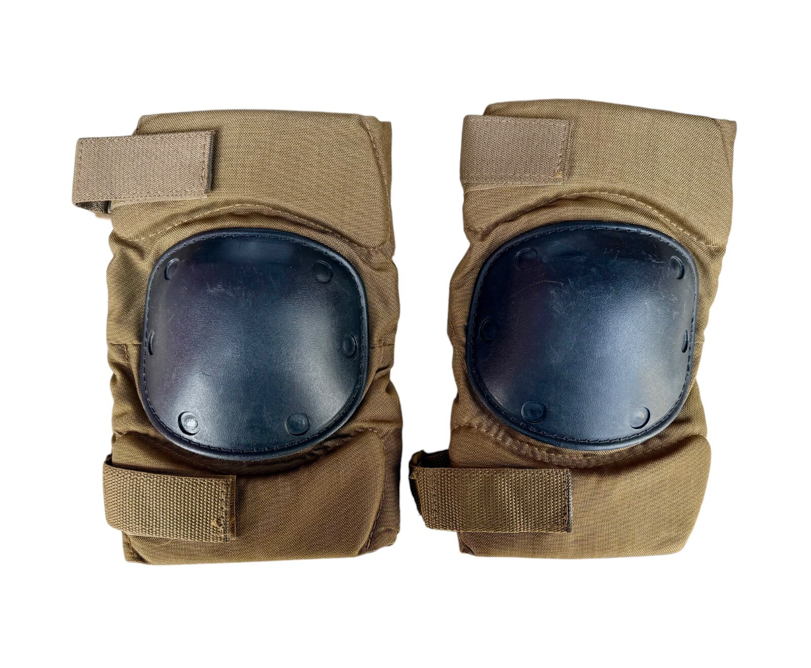 USGI Bijan Knee Pads Pair Medium Coyote Brown Tactical Protective MINT