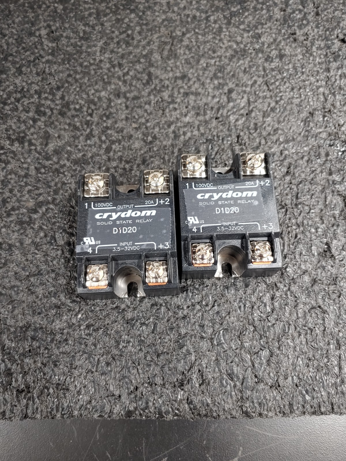 Lot of 2 CRYDOM D1D20 Solid State Relay