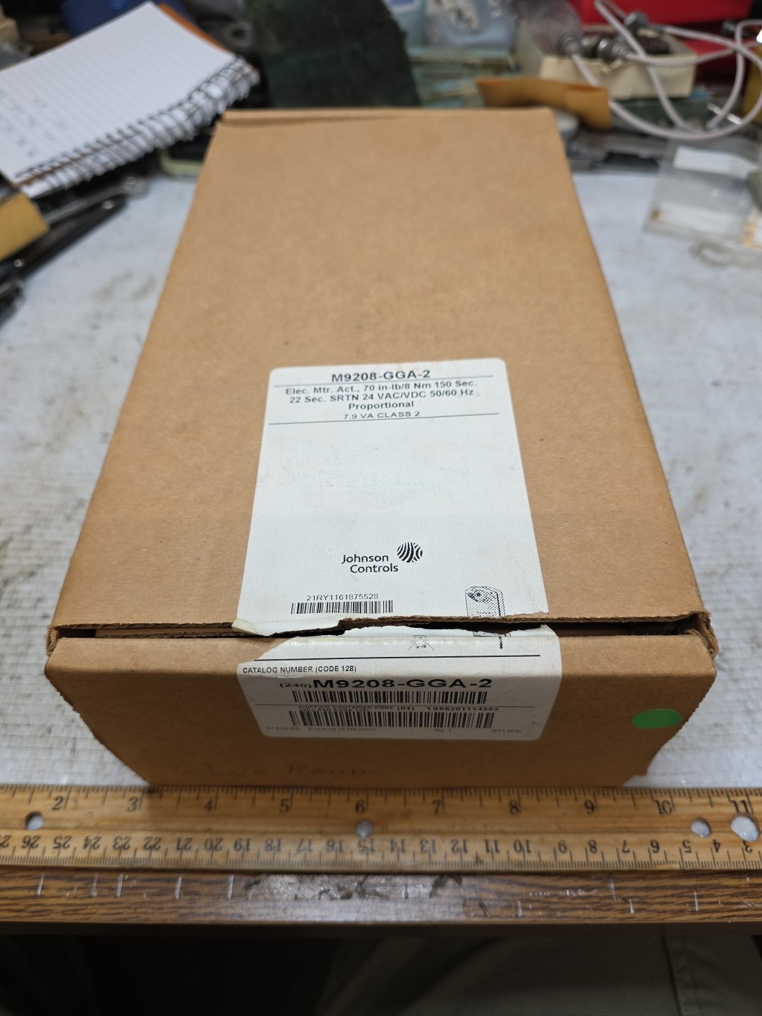 JOHNSON CONTROLS M9208-GGA-2 ELEC MTR ACT 70 IN-LB/8 NM 150 SEC NEW IN SEALEDBOX