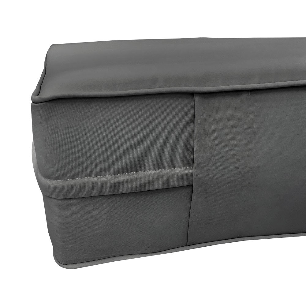 S6 Queen Same Piped Daybed Mattress Bolster Insert and Cover Complete Set AD003
