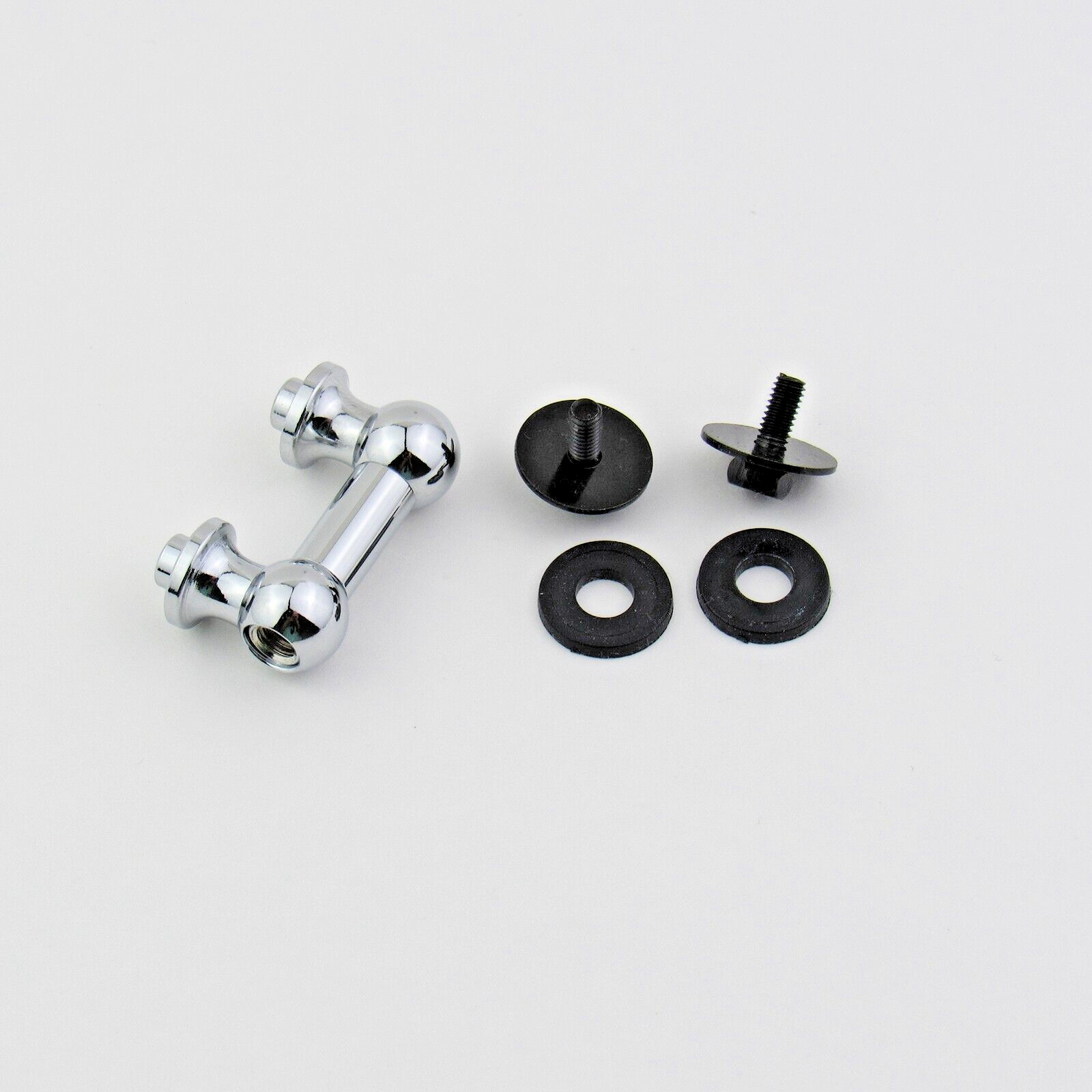 12 PCS 1" Tom Tube Lugs SINGLE End CHROME w/Gasket & Screw Space 1" (12PCS/PK) .