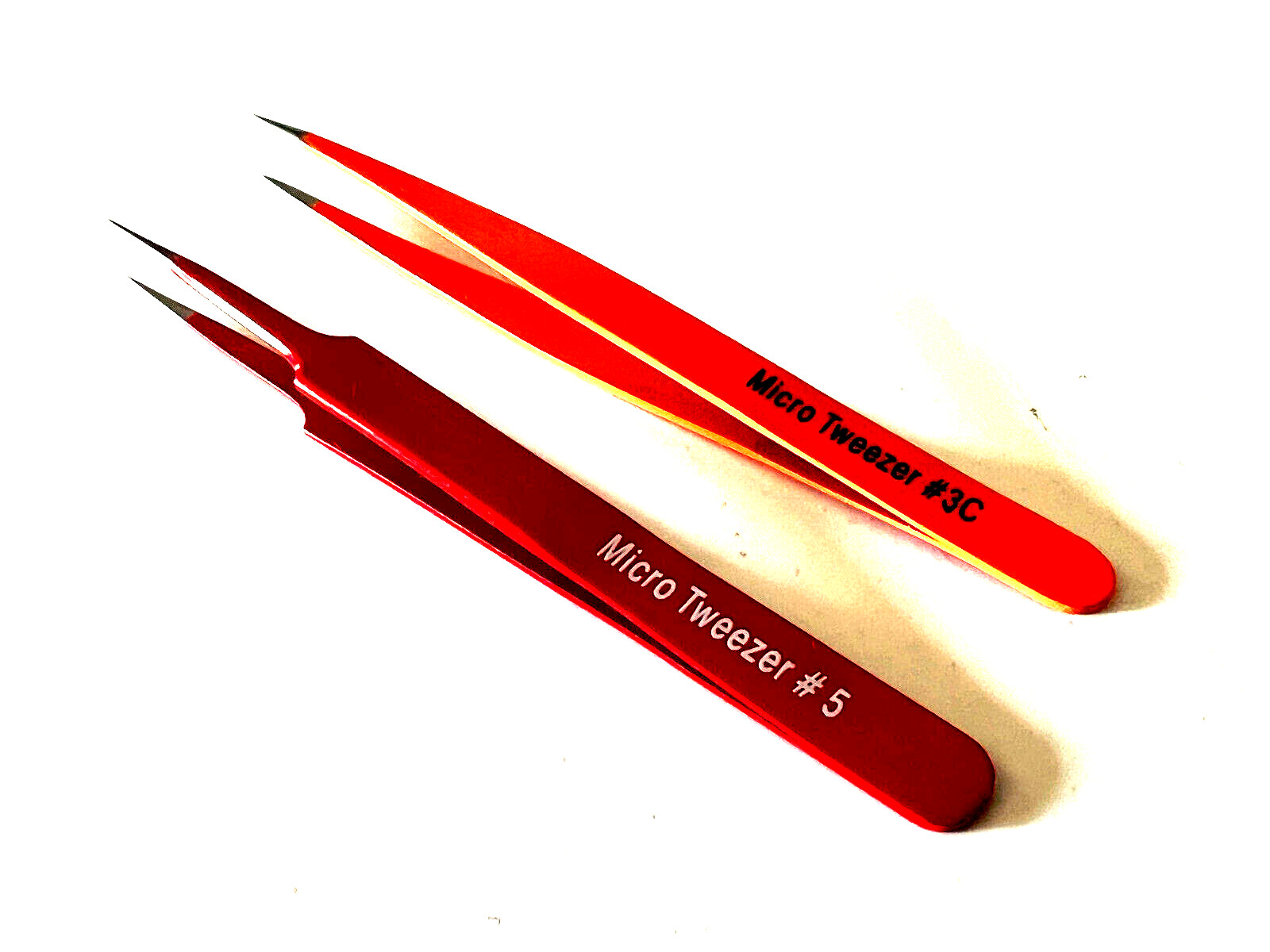 2pcs Multi Purpose High Quality Micro Tweezers Fine Point NEW