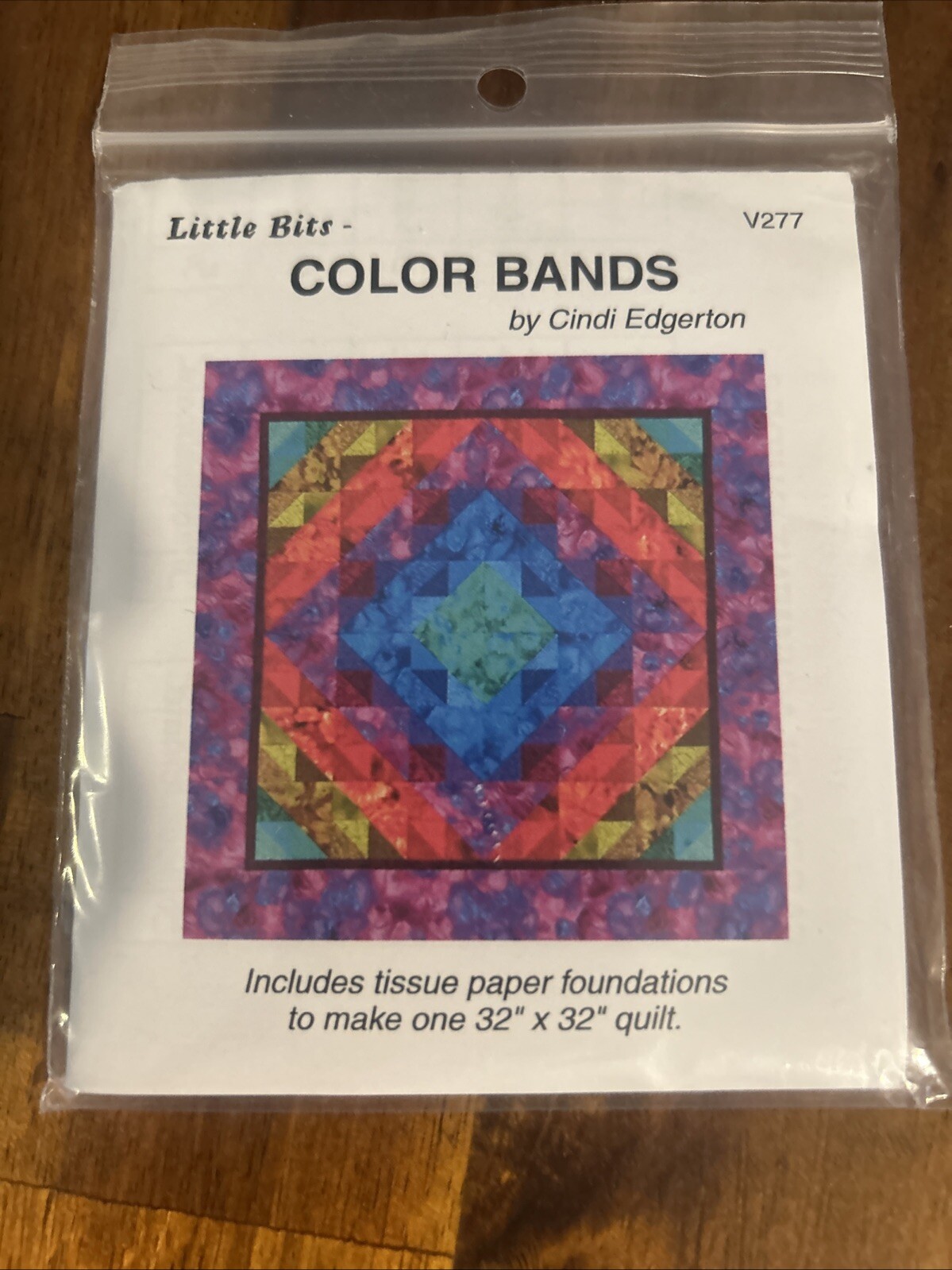 Color Bands Quilt Pattern Little Bits V277