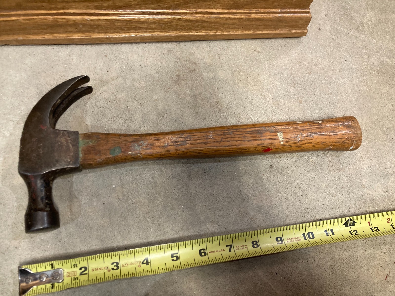 Vintage PALMER USA Claw Hammer Unique Tool