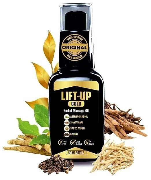 Herbal Lift-Up Gold (Massage Oil) | Massage OIl for Men 50Ml free shipping