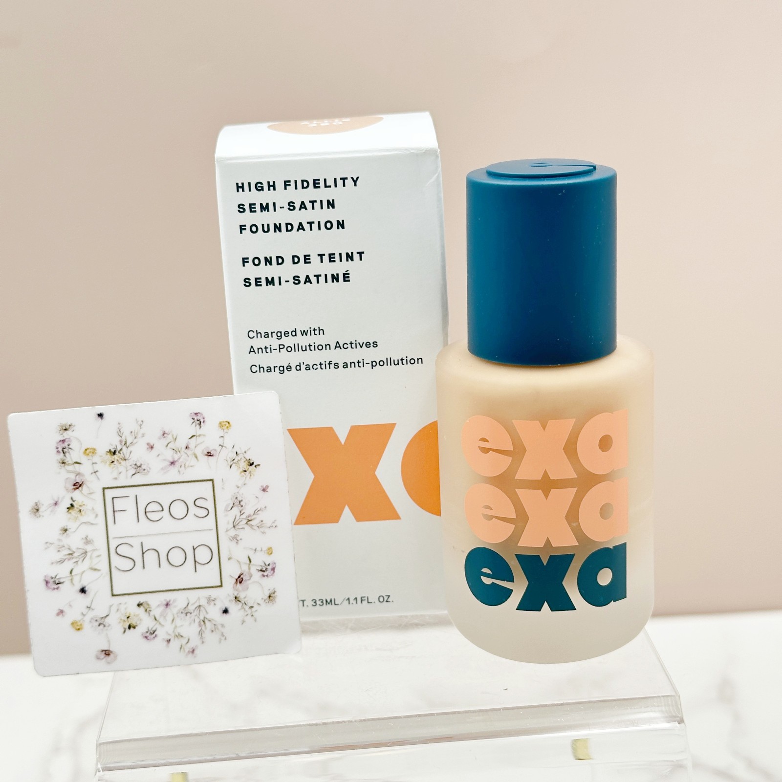 Exa High Fidelity Semi-Satin Foundation - Choose Color - NEW