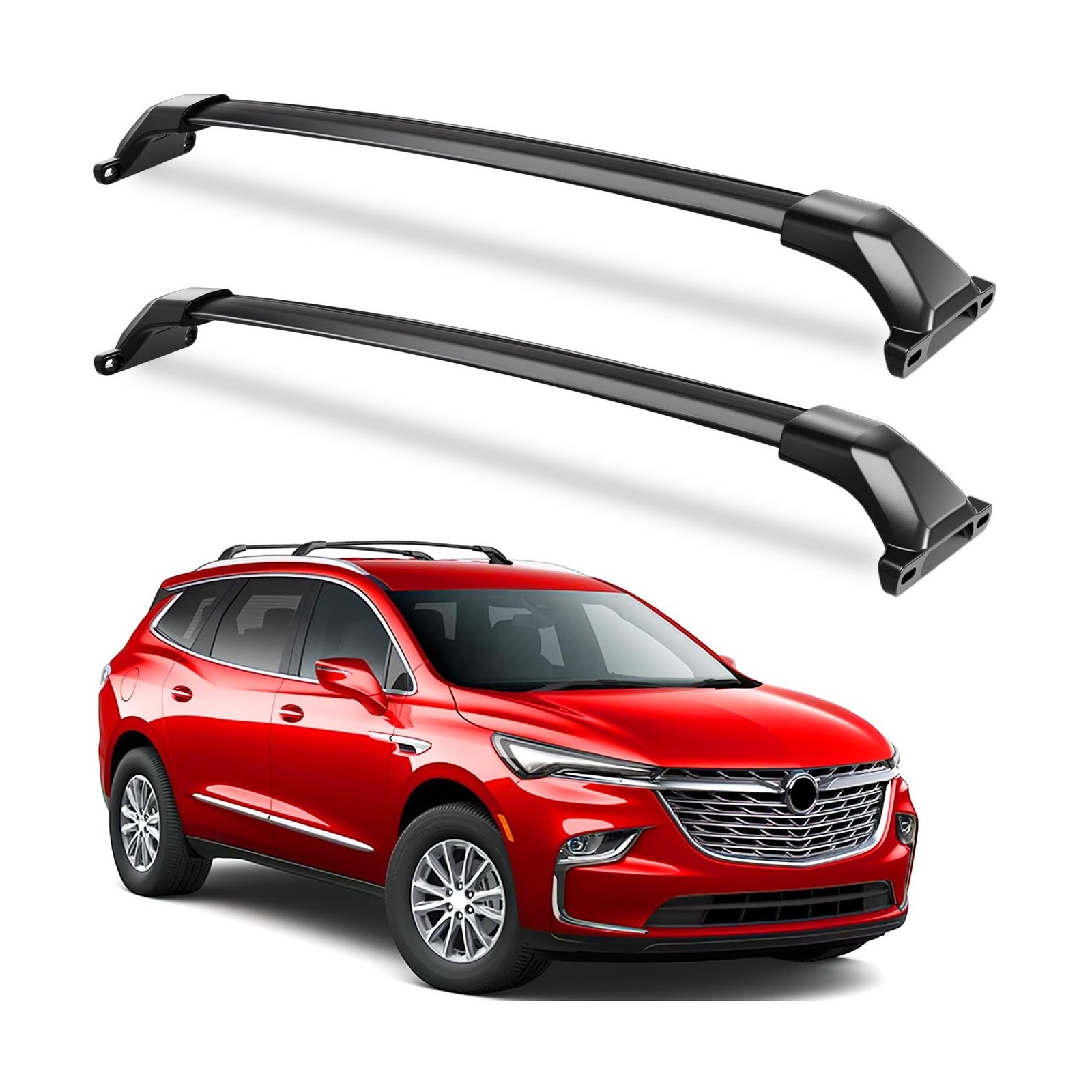 KINGGERI 300lbs Roof Rack Cross Bars Compatible with Buick Enclave 2018-2024 ...