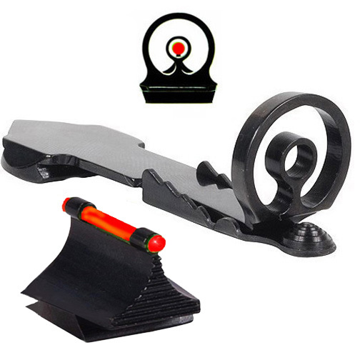 Bullseye  Red Fiber Optic Sight Set  fits Henry  Golden Boy & Silver Boy  22LR