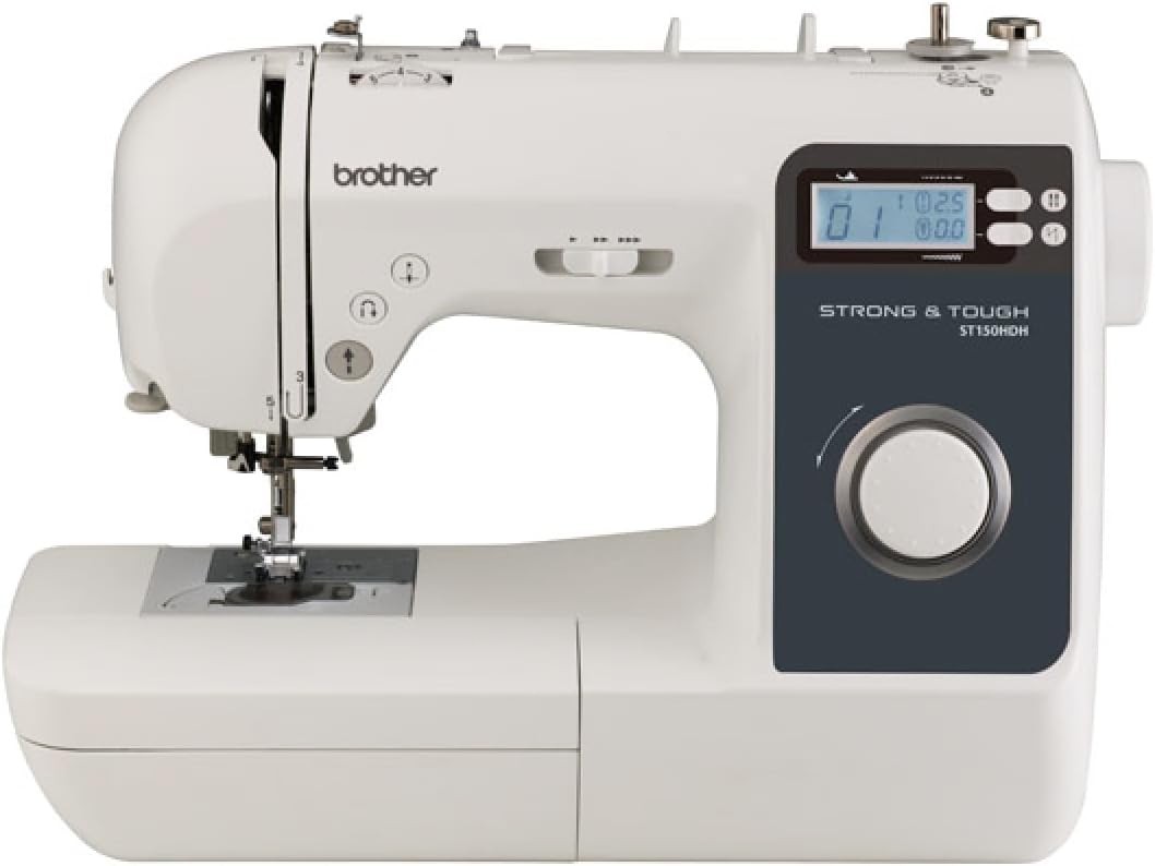 ST150HDH Sewing Machine, Strong & Tough, 50 Built-in Stitches, LCD Display, 9 In