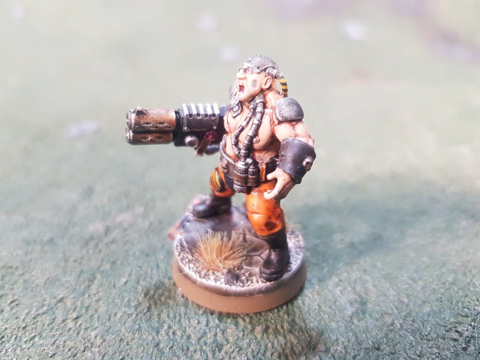 Cyborg With Melta Weapon Fits Servitor
