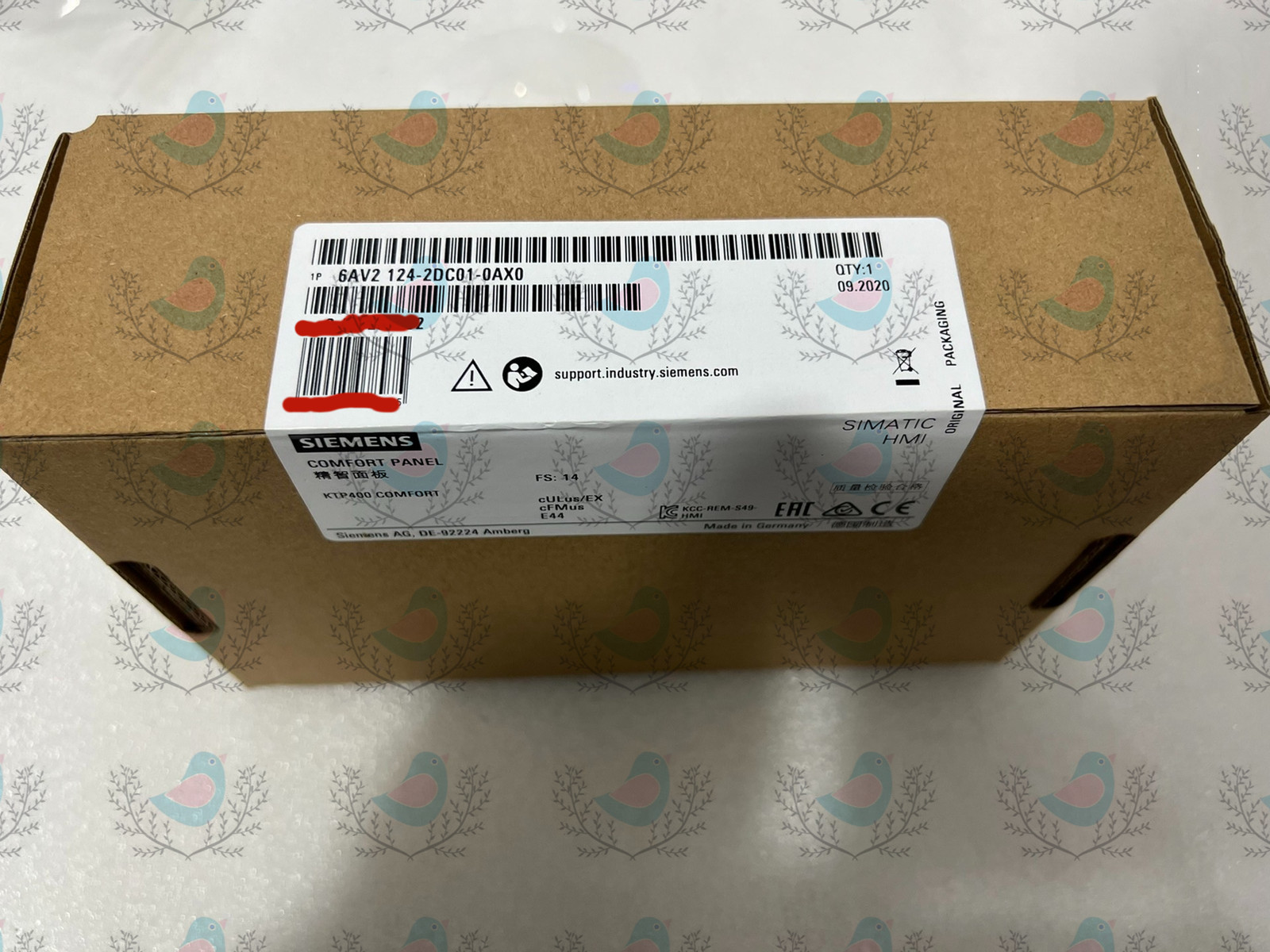 6AV2124-2DC01-0AX0 Siemens touch screen brand new Shipping DHL or FedEX