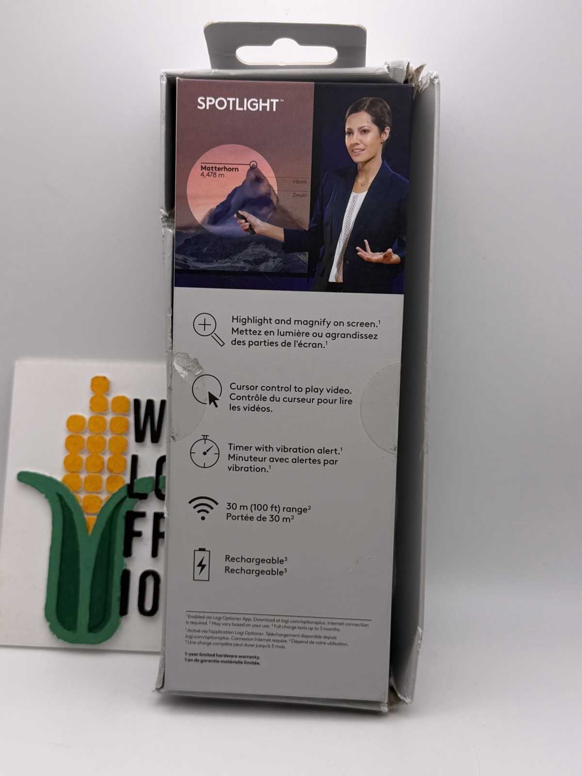 Logitech Spotlight Presentation Remote - Universal Wireless Presentation Clicker