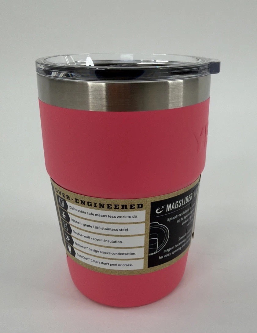 NEW Yeti Rambler 16oz Stackable Tropical Pink- Brand New -