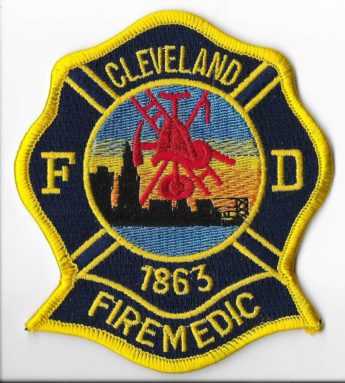 Cleveland Fire Department, Ohio Firemedic Patch V1
