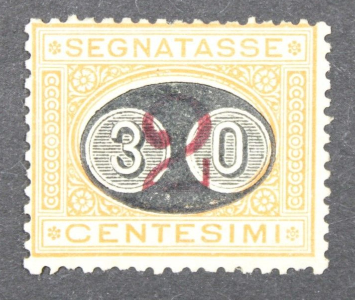 Italy SC# J27 Mint Hinged / Full Gum / Hinge Rem / Faint Signed Back - S22343