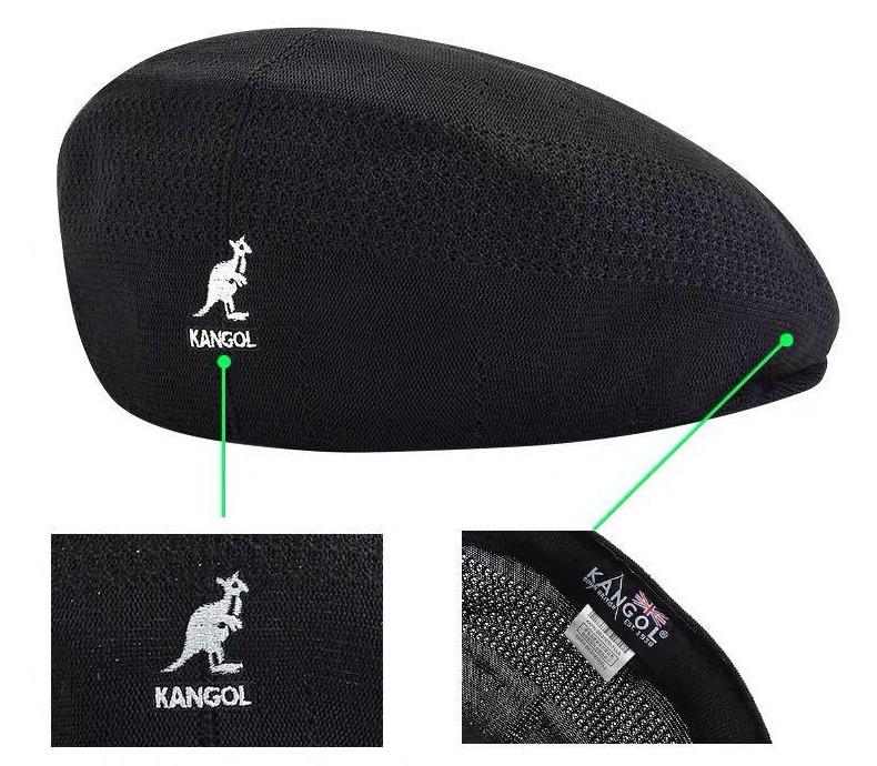 NEW Kangol Breathable Summer Newsboy Woven Flat Caps Casual Men Women Beret Hat