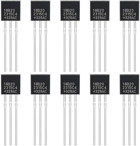 DS18B20 Temperature Sensor Digital Thermometer -55°C to 125°C (Pack of 10pcs)