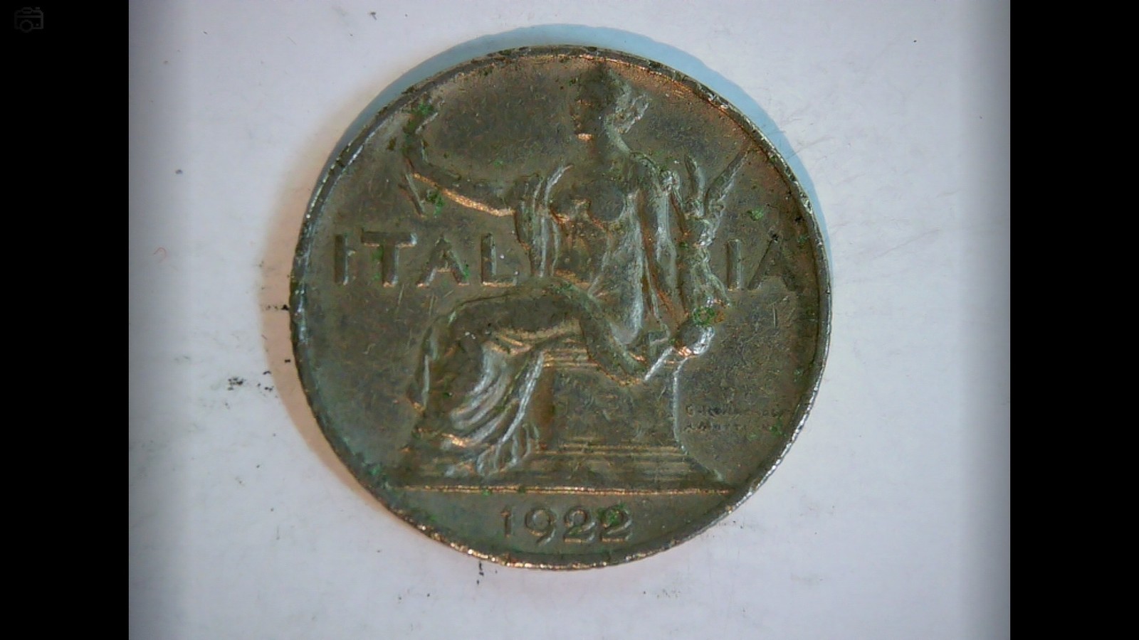 Italy 1922 1 Lira Vittorio Emanuele III 'Buono da 1 Lira' (Quadriga / Italia su