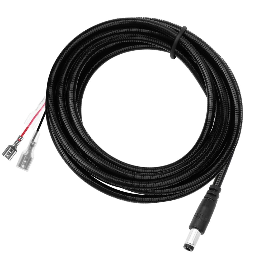 Trail Camera Power Cord,5.5x2.1mm DC Plug External Cable Compatible...