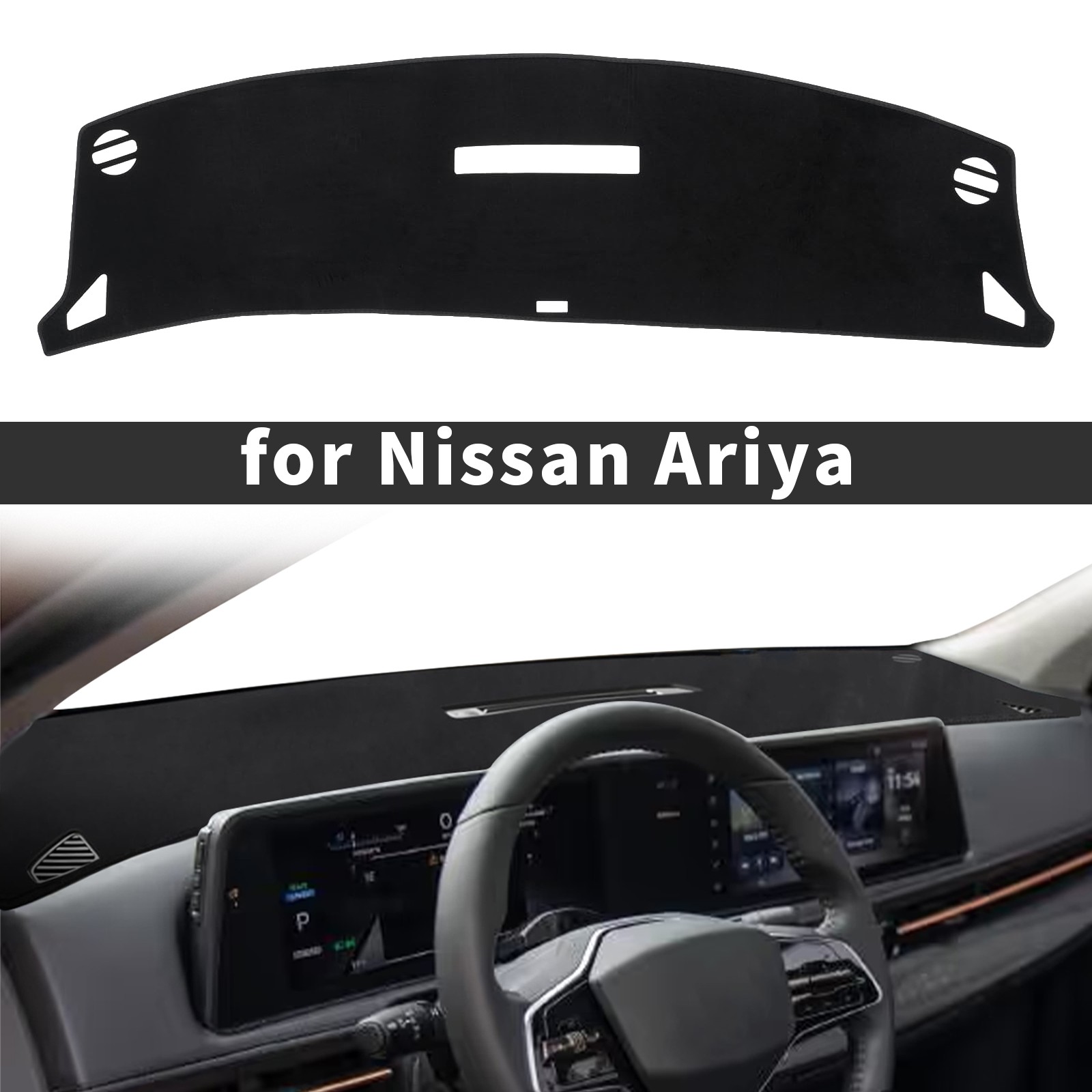 for Nissan Ariya 2025 2024 2023 2022 LHD Dashboard Pad dashmat Accessories