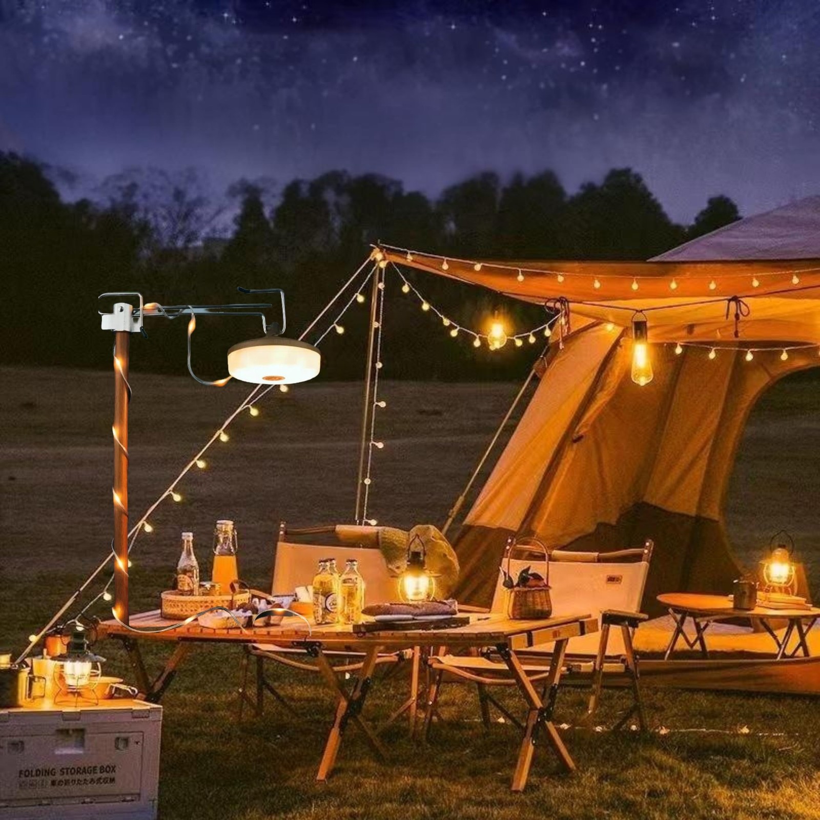 New Lights String Camp Lantern Better Retractable Waterproof Glowmate 4 in 1 for
