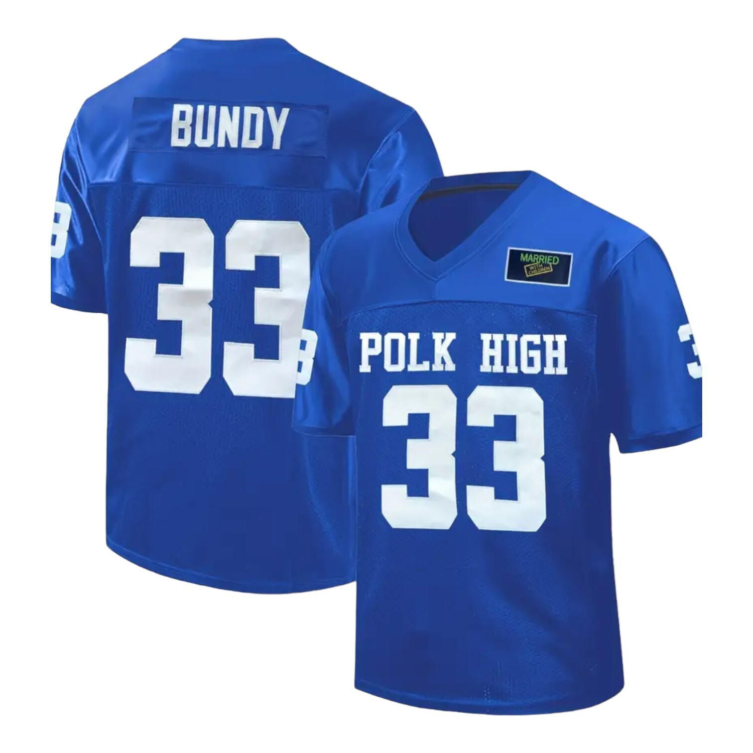 Al Bundy Polk High Football Jersey #33 Stitched Married With Children 2XL XXL