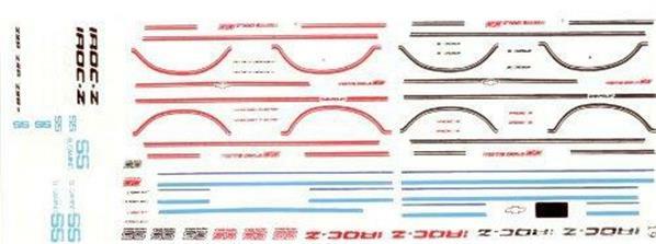 Fred Cady 19 Chevrolet Monte Carlo SS 1983-87 IROC Z 1/24 1/25 waterslide decal