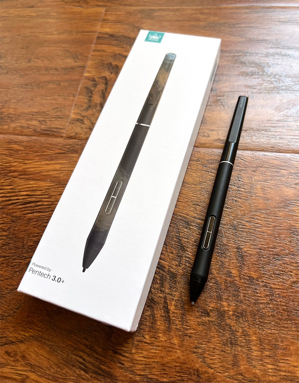 HUION SLIM PEN PW550S Pen Tech 3.0 For Kamvas W/Box & Extra Nibs Preowned