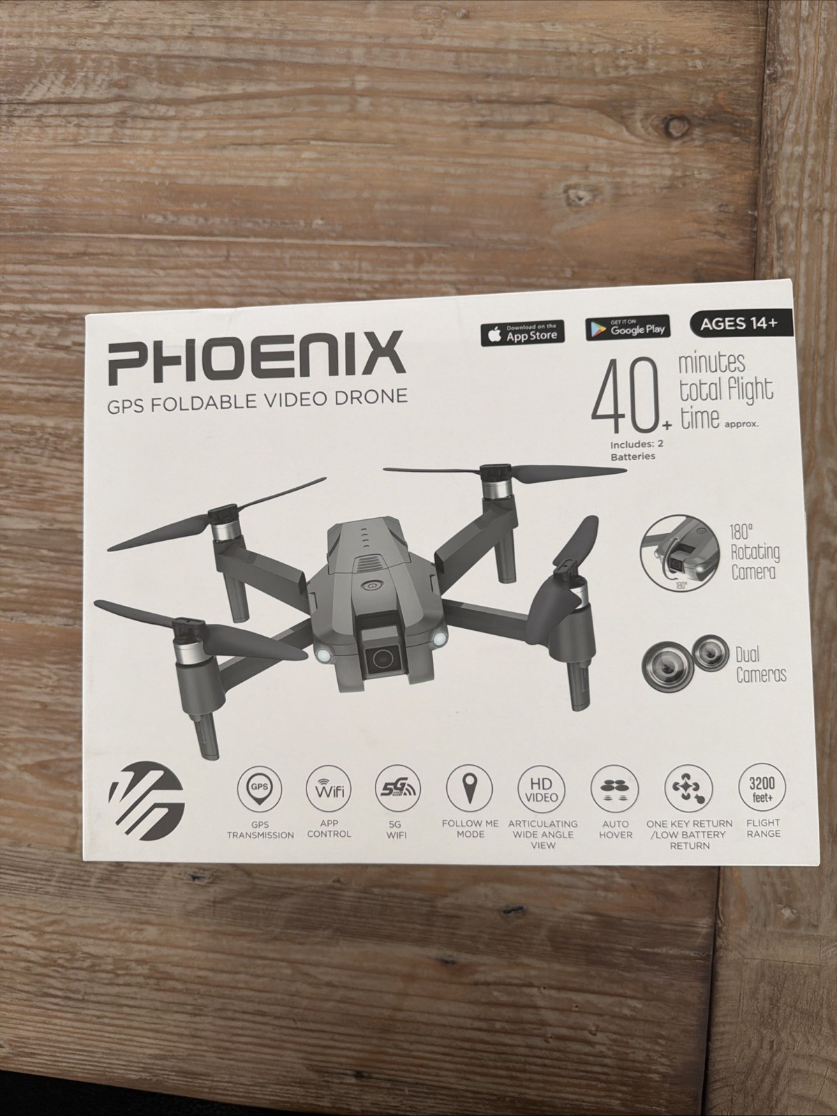 Vivitar DRC-LSX10 VTI Phoenix Foldable Camera Drone