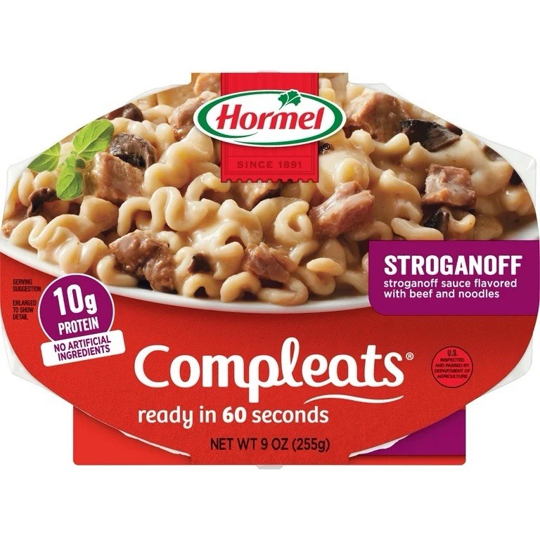 HORMEL COMPLEATS Beef Stroganoff 🍲 9 oz (Pack Of 6)