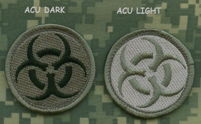 JOINT SP OPS TASK FORCE CJSOTF-A SEAL ODA MARSOC SAS vêlkrö 2" TAB SET BIOHAZARD