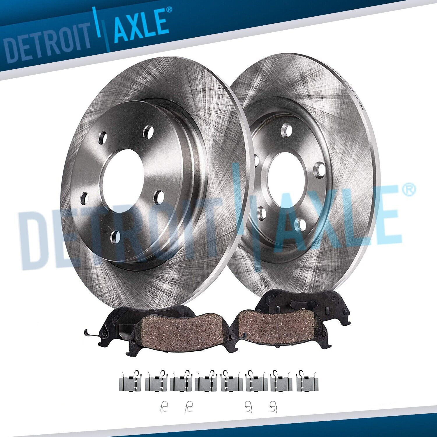12.17 inch Rear Disc Brake Rotors Pads for Toyota Highlander Sienna RX350 RX450h