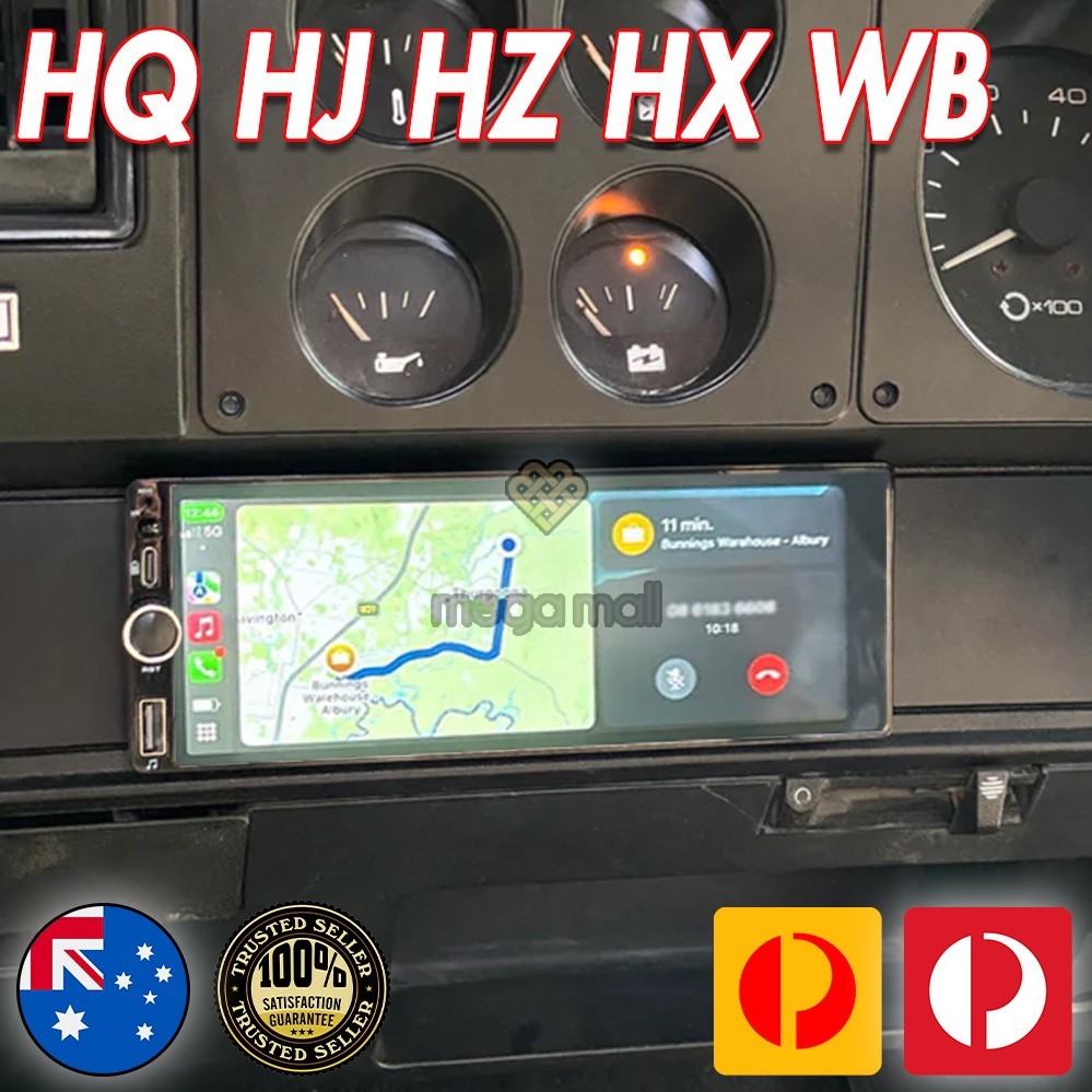 For Holden HQ HJ HZ HX WB GTS MONARO Wireless Android Auto CarPlay Headunit GPS